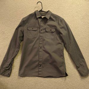 AllSaints Mens Long Sleeve Shirt Size S Cotton